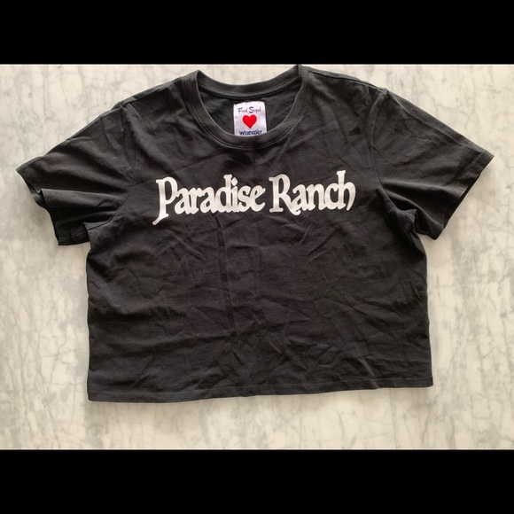 Limited Edition Fred Segal x Wrangler Capsule Collection Black Graphic T-Shirt - Picture 5 of 10